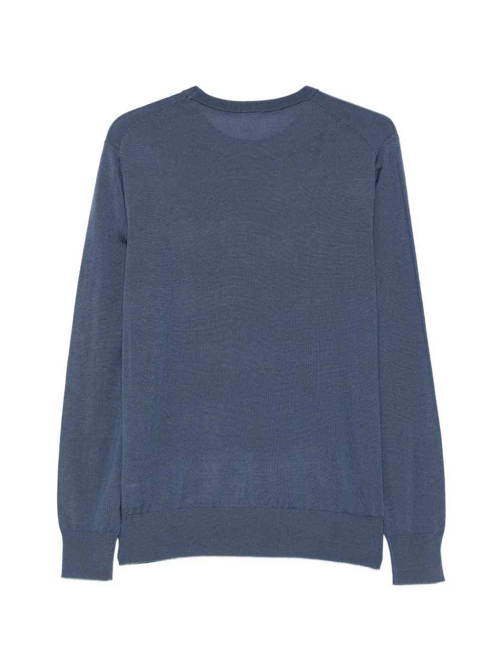 ASPESI Wollen trui met ronde hals Blauw