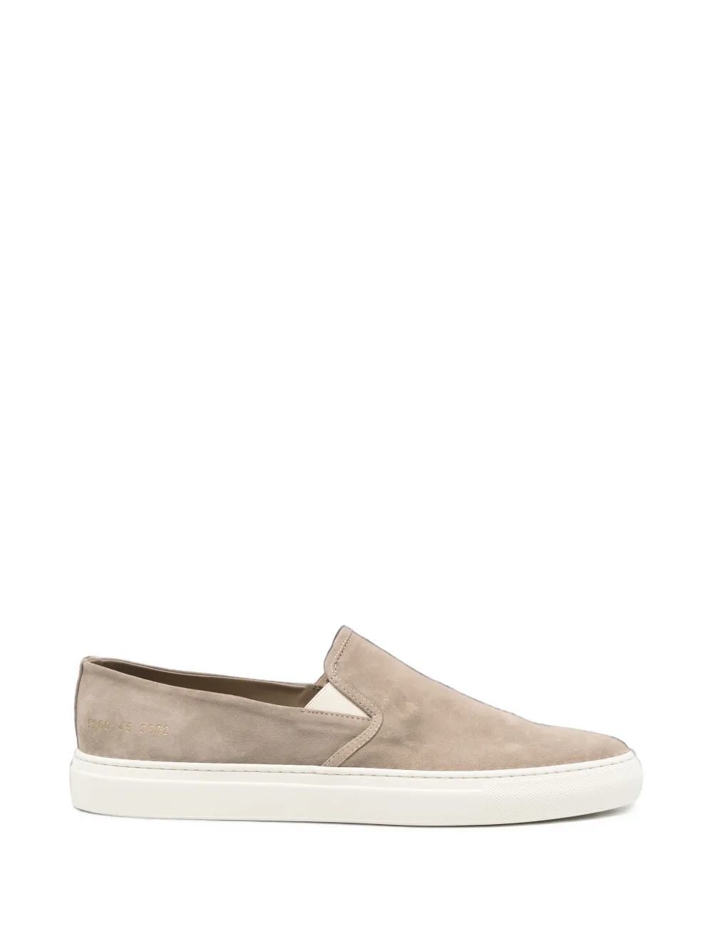 Common Projects Minimal suede slip-on sneakers - Toni neutri
