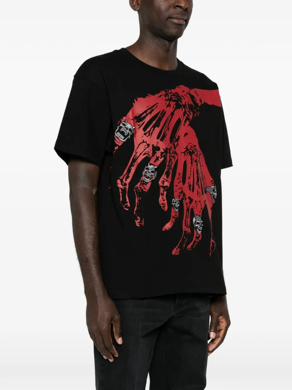 THUG CLUB T-shirt met grafische print Zwart