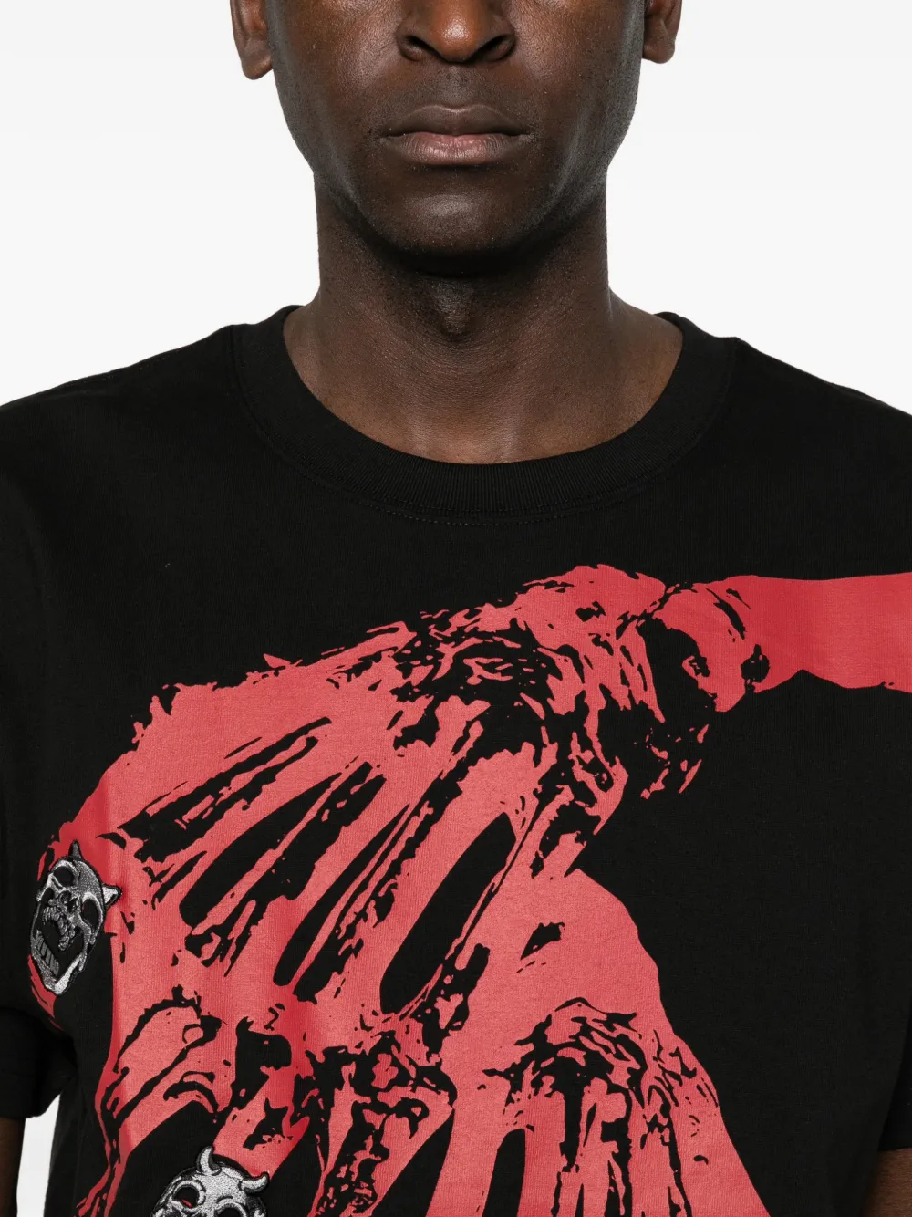THUG CLUB T-shirt met grafische print Zwart