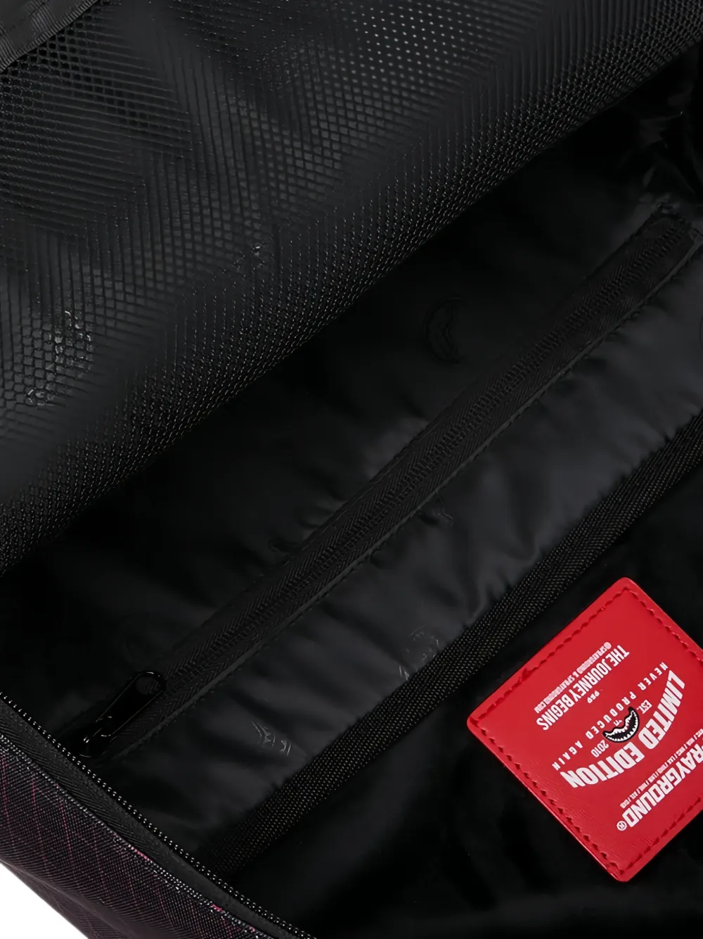 sprayground kid Vaporwave Fiber Optic rugzak met raster-patroon Zwart