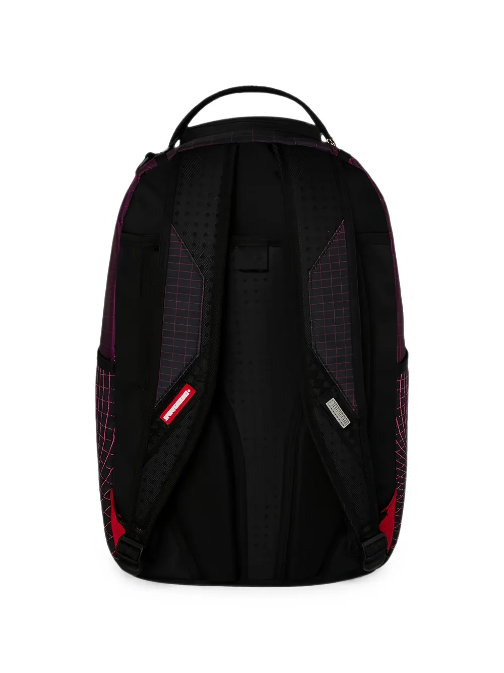 sprayground kid Vaporwave Fiber Optic rugzak met raster-patroon Zwart