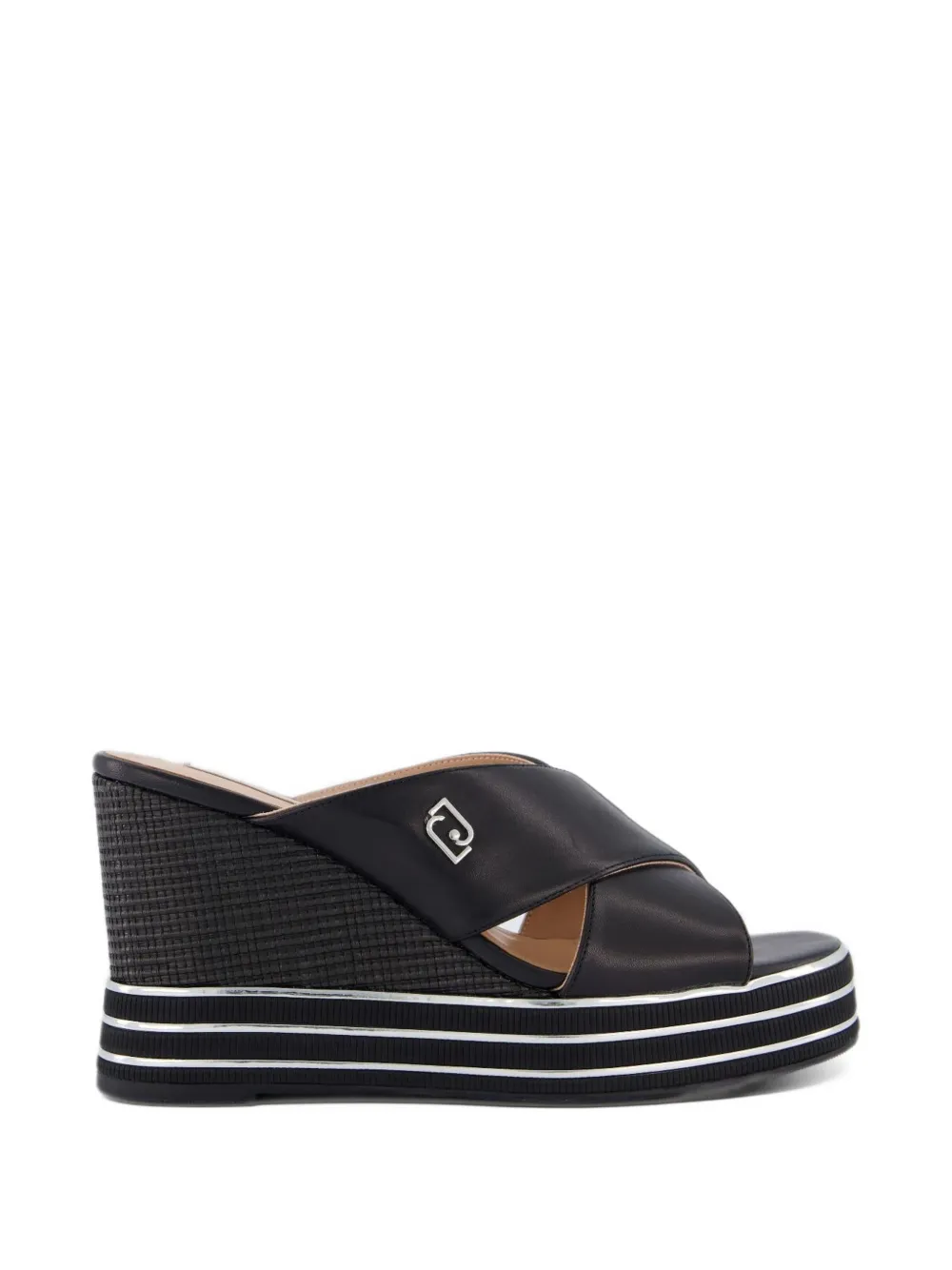 LIU JO Karen 03 crossover mules - Noir LIU JO Karen 03 crossover mules - Noir
