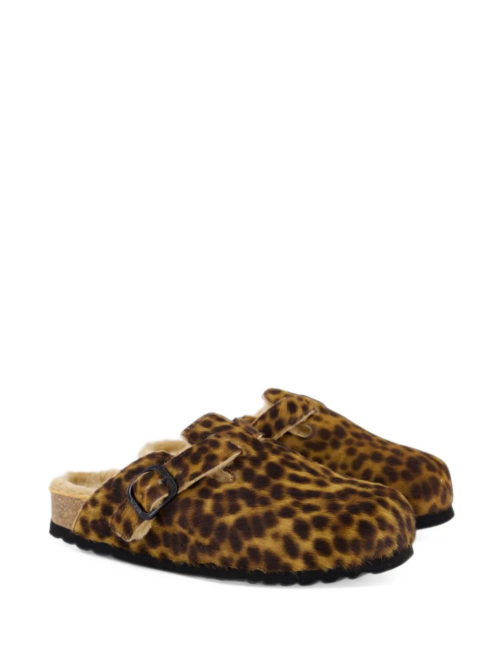 Scholl Fae New F leopard-print mules - Marron Scholl Fae New F leopard-print mules - Marron