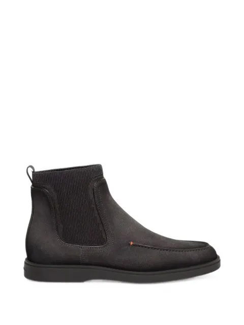 Santoni leather chelsea boots