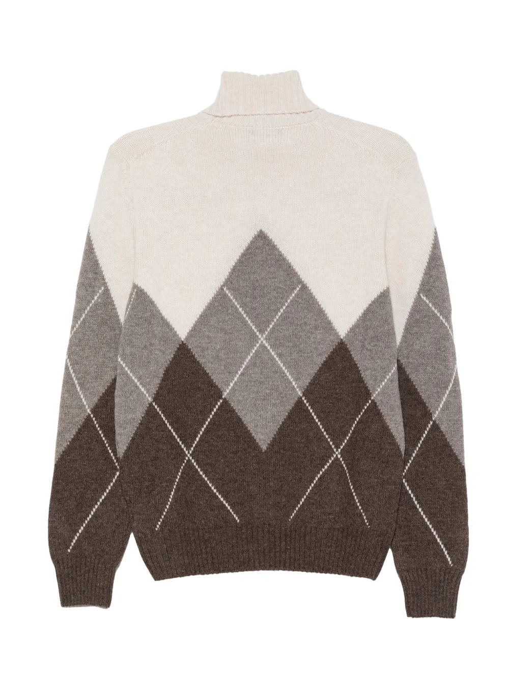 Barba Coltrui met argyle-patroon Beige