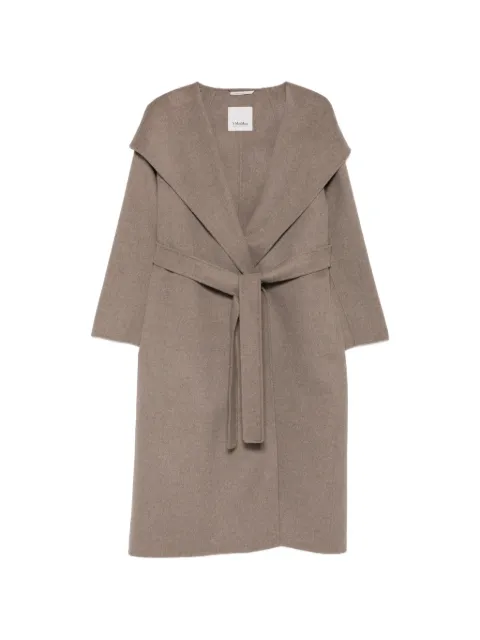 'S Max Mara hooded belted coat