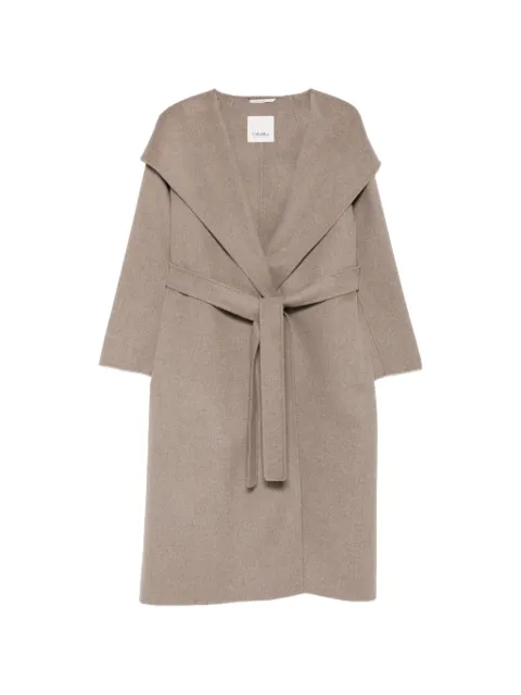 'S Max Mara hooded belted coat