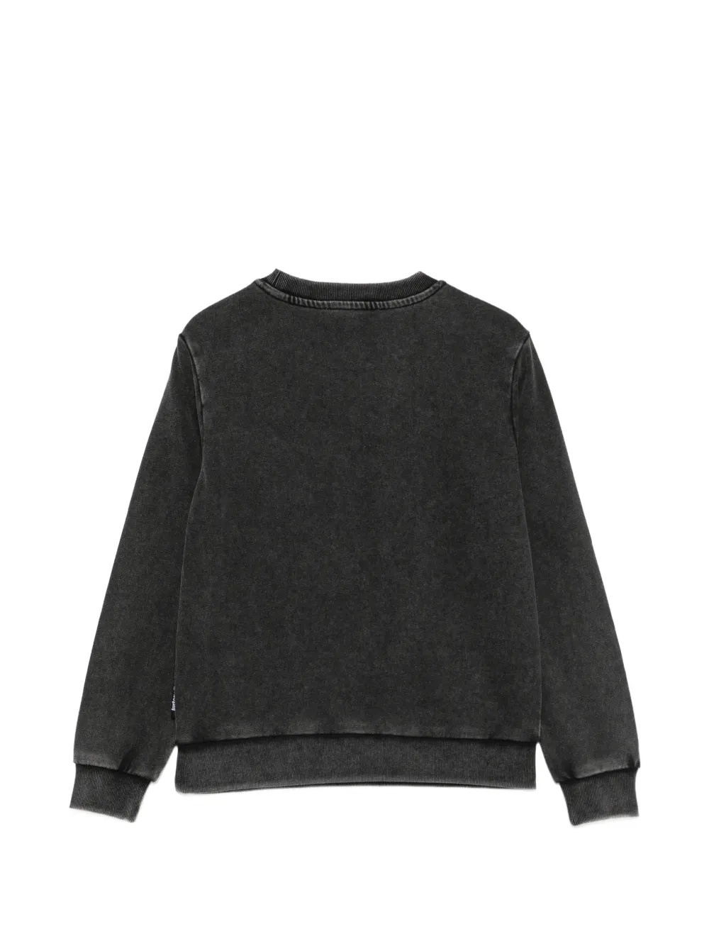 Roberto Cavalli Junior graphic-print cotton sweatshirt Zwart