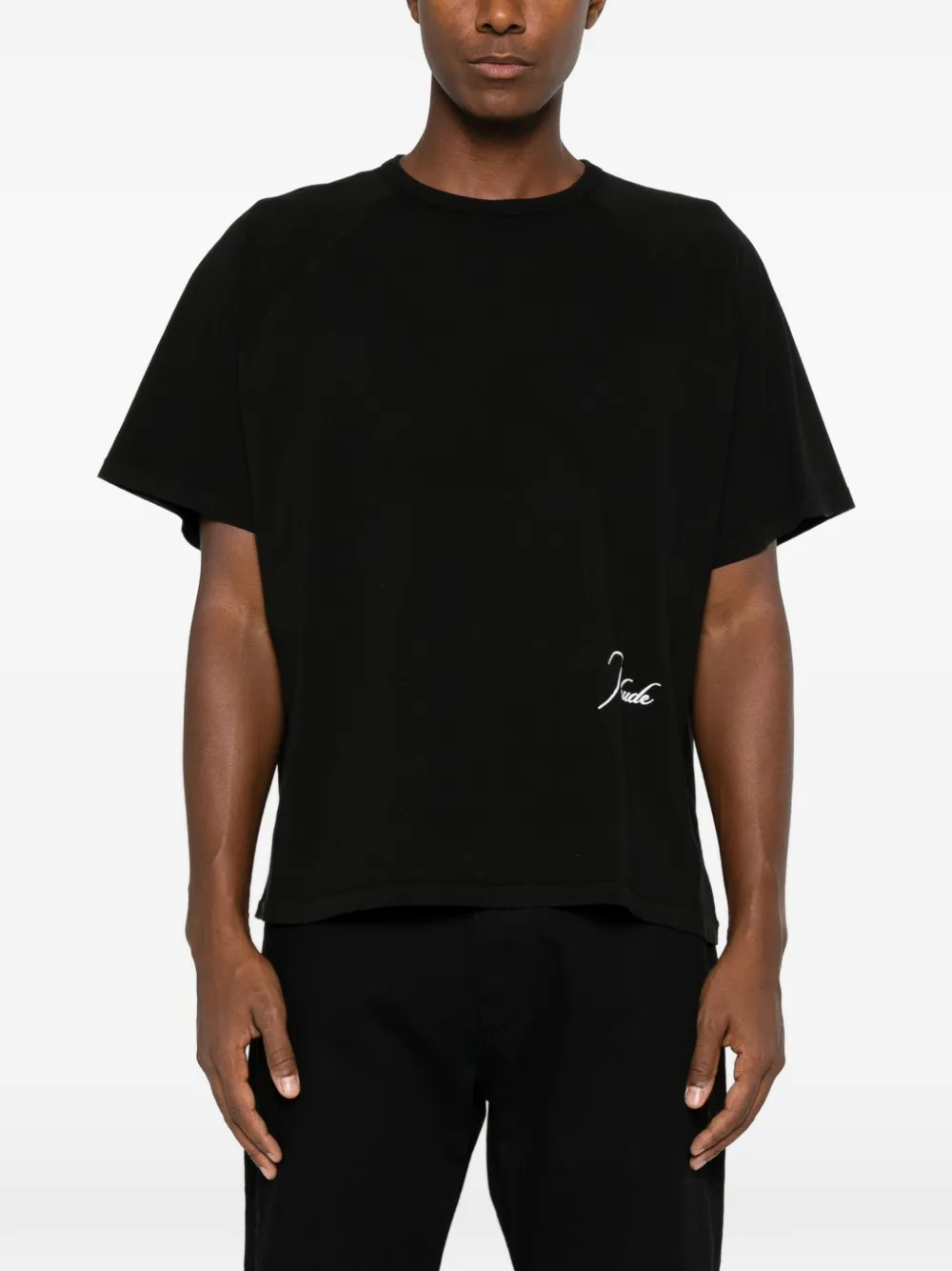 RHUDE T-shirt met logoprint Zwart