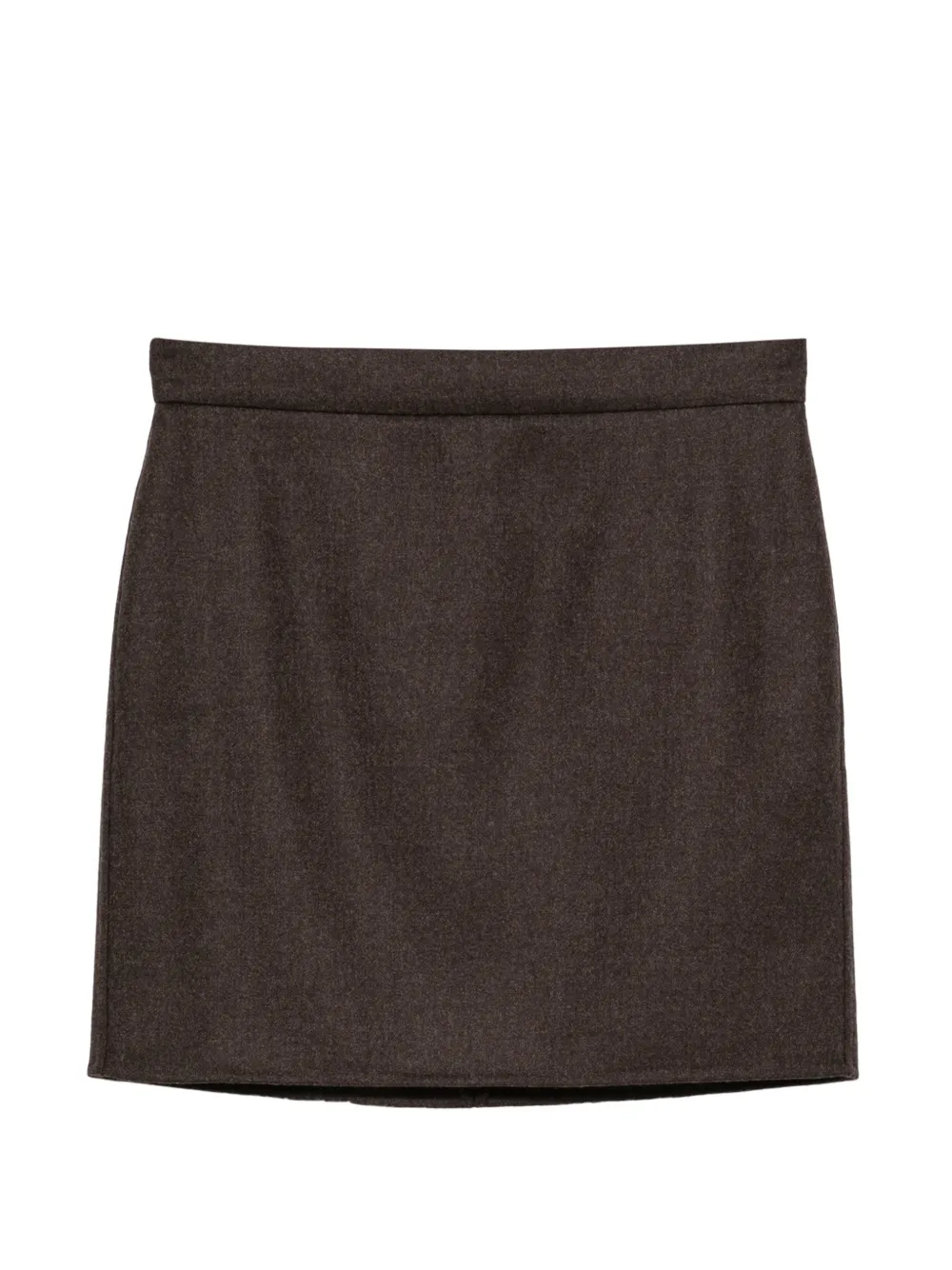 Max Mara virgin-wool skirt - Gris