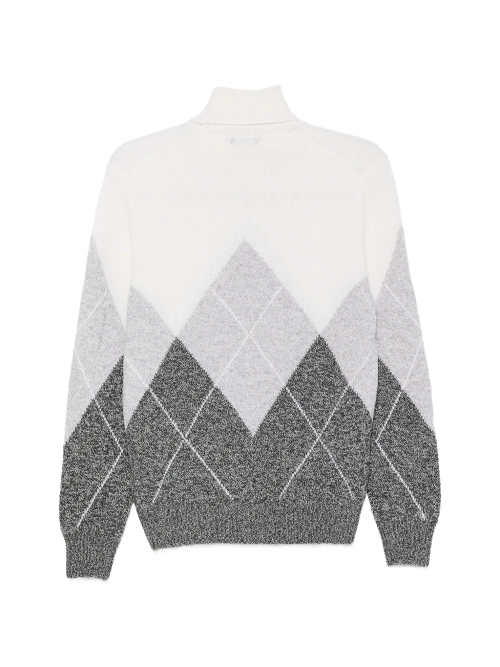 Barba Coltrui met argyle-patroon Wit