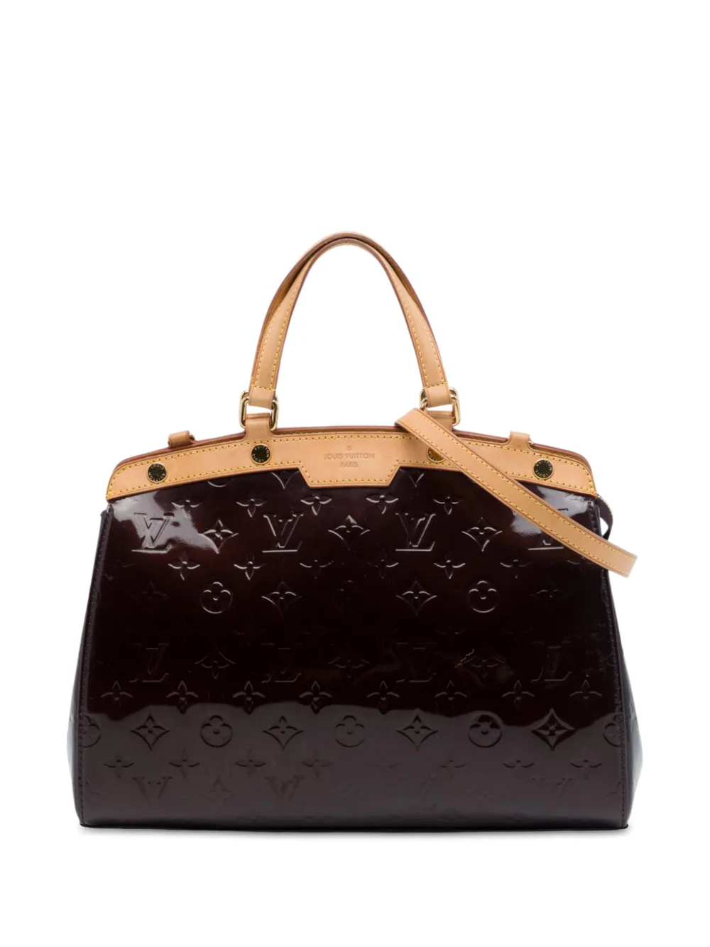 Louis Vuitton Pre-Owned 2012 Monogram Vernis Brea MM satchel - Viola