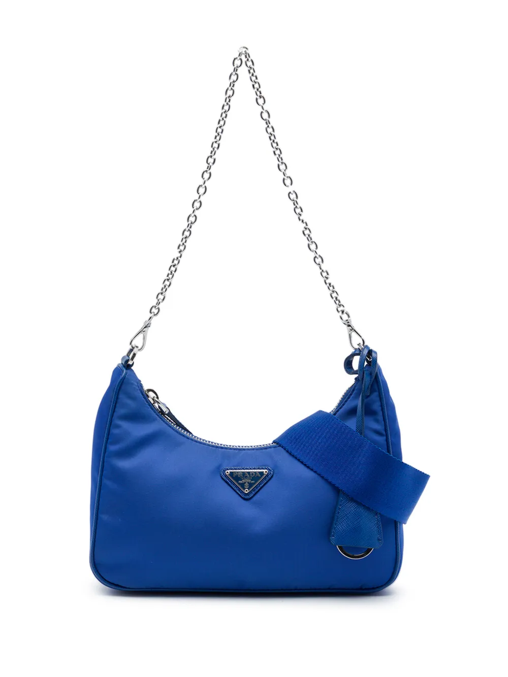 Prada Pre-Owned mini sac porté épaule Tessuto Re Edition 2005 (2019-2026) - Bleu