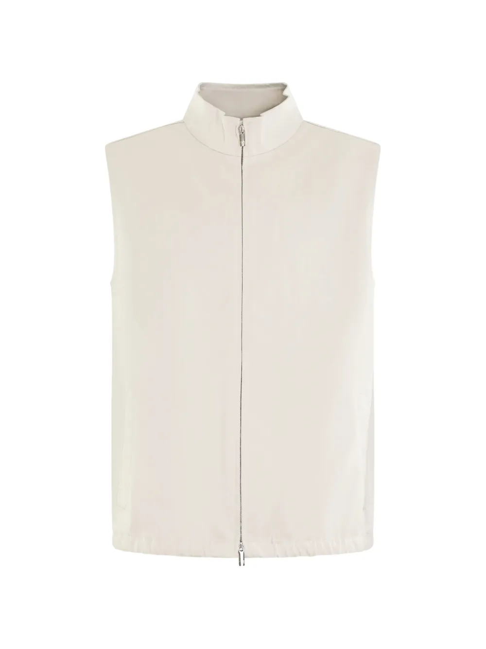 Valenza zip-up cotton gilet