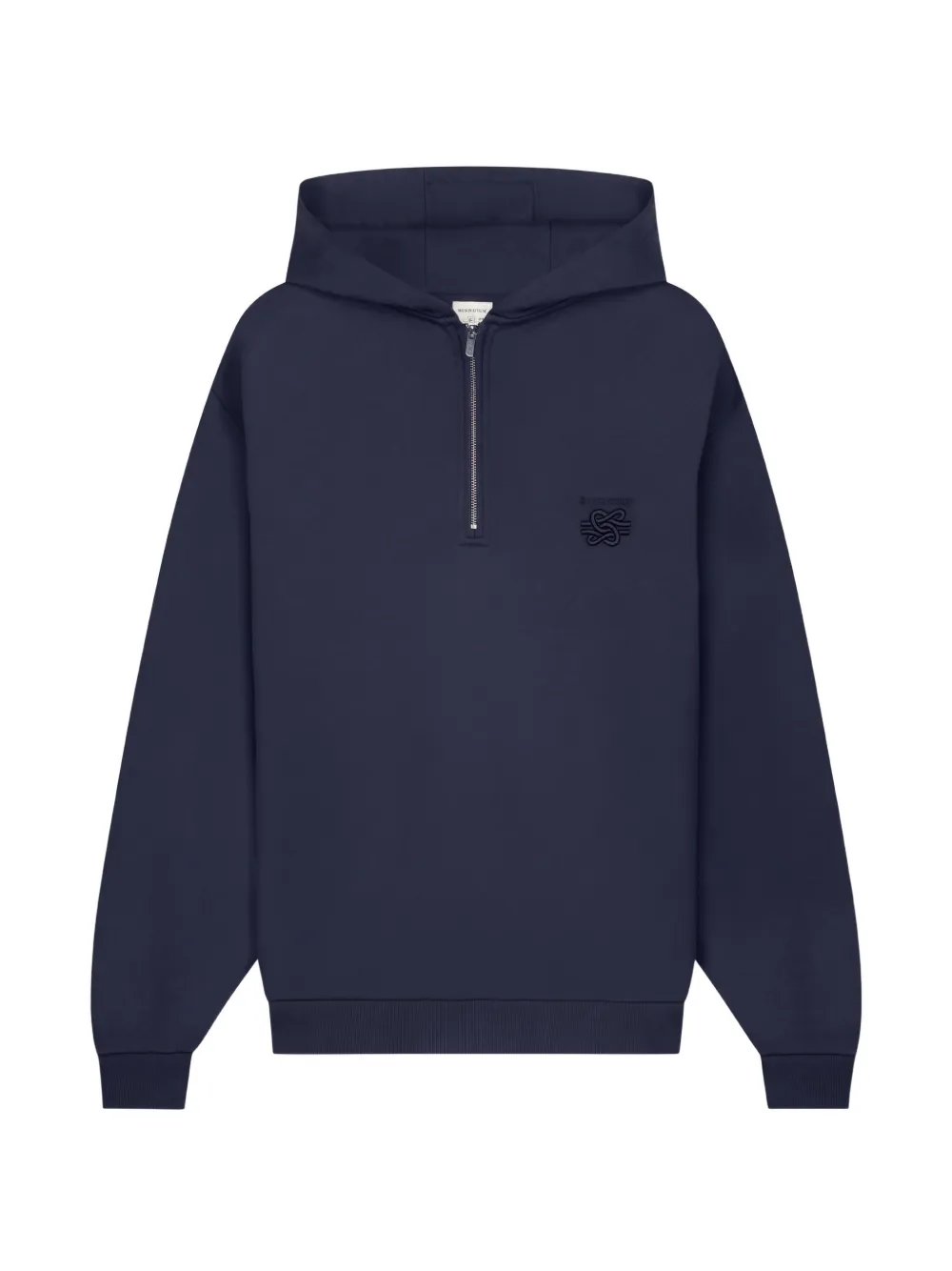 Filling Pieces half-zip hoodie - Blue