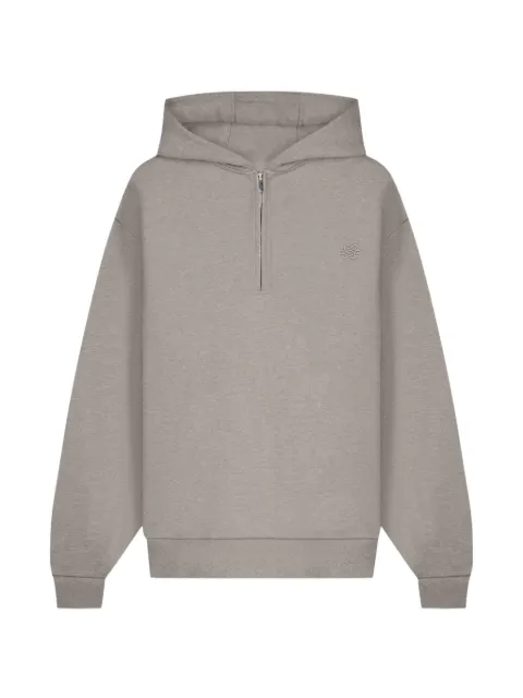 Filling Pieces half-zip cotton hoodie