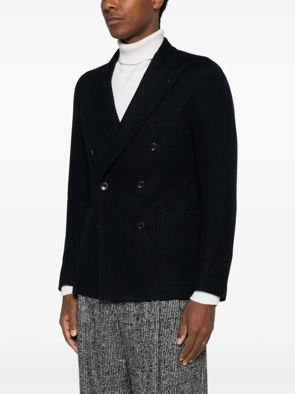 Tagliatore Blazer met dubbele rij knopen Blauw