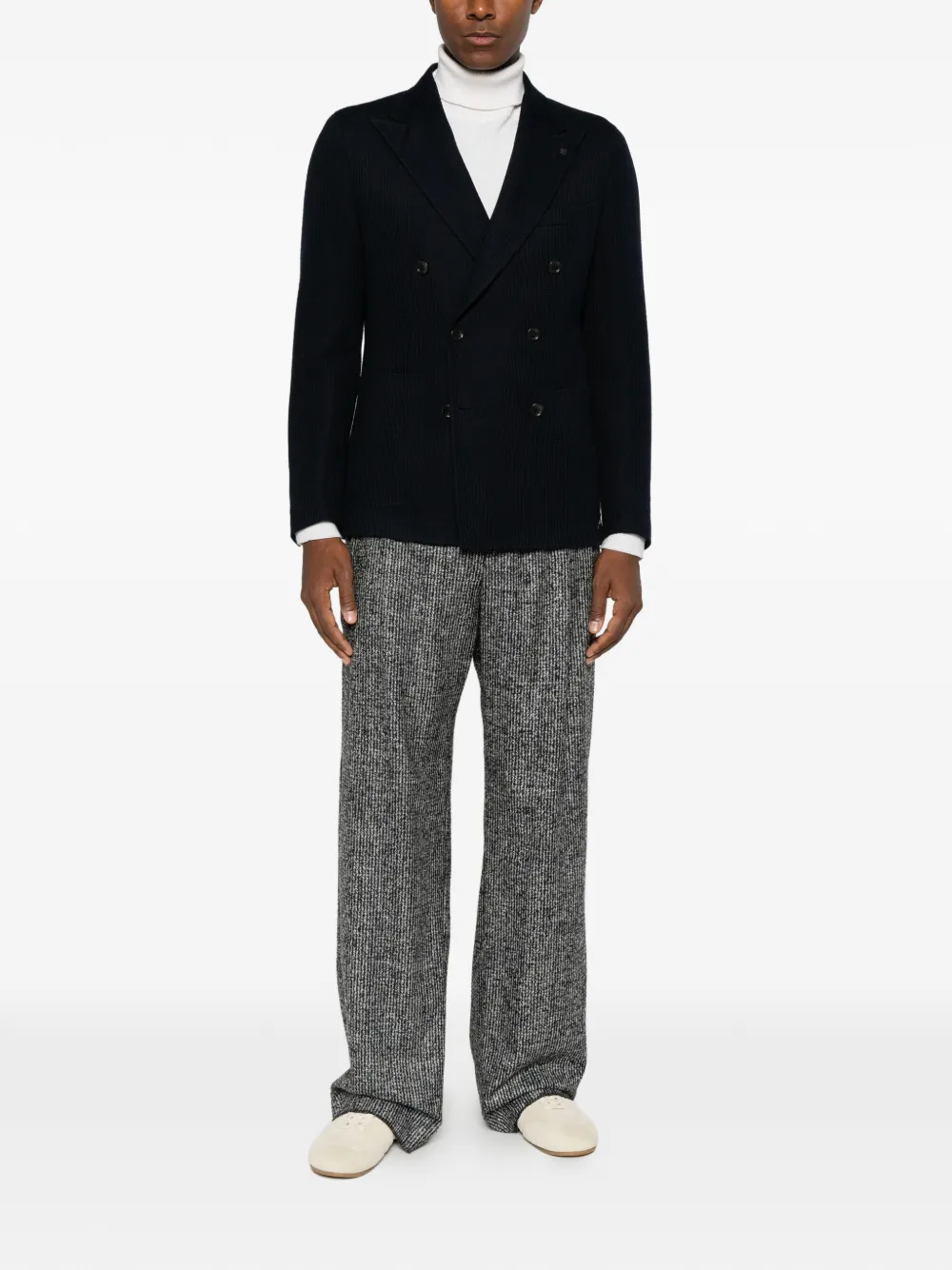 Tagliatore Blazer met dubbele rij knopen Blauw