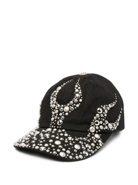 THUG CLUB stud-embellished baseball cap