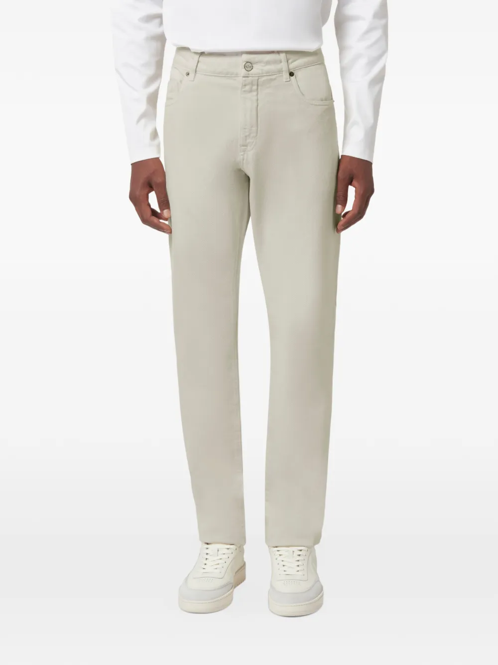 Paul & Shark Varese katoenen broek met rechte pijpen Beige