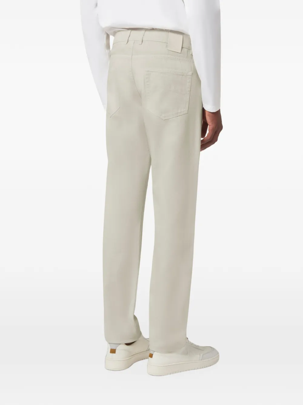 Paul & Shark Varese katoenen broek met rechte pijpen Beige