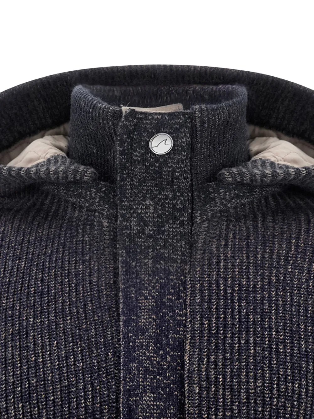 Paul & Shark Ribgebreide sweater met rits Blauw