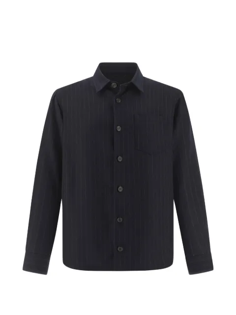 Paul & Shark pinstripe wool overshirt