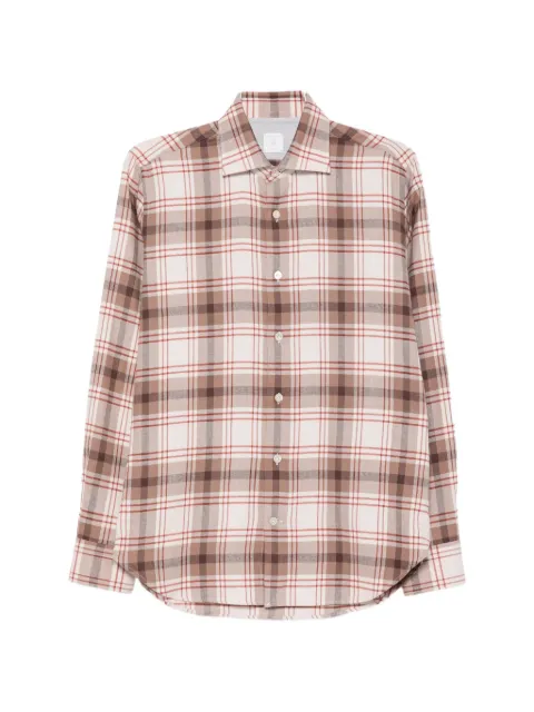 Eleventy check-pattern shirt