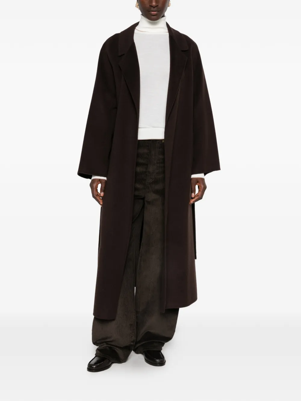 Eleventy roll-neck wool sweater Wit
