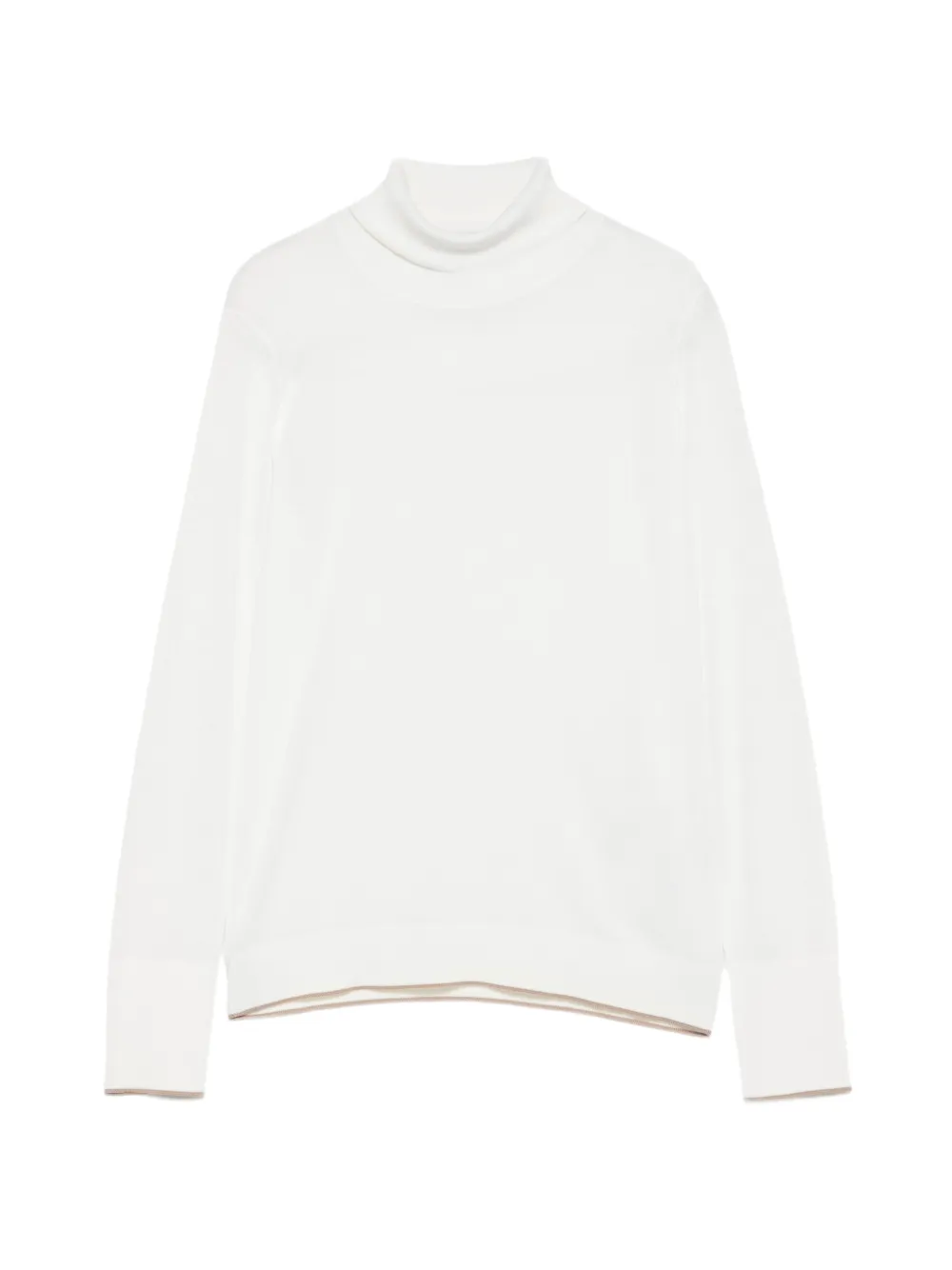 Eleventy roll-neck wool sweater - Blanc