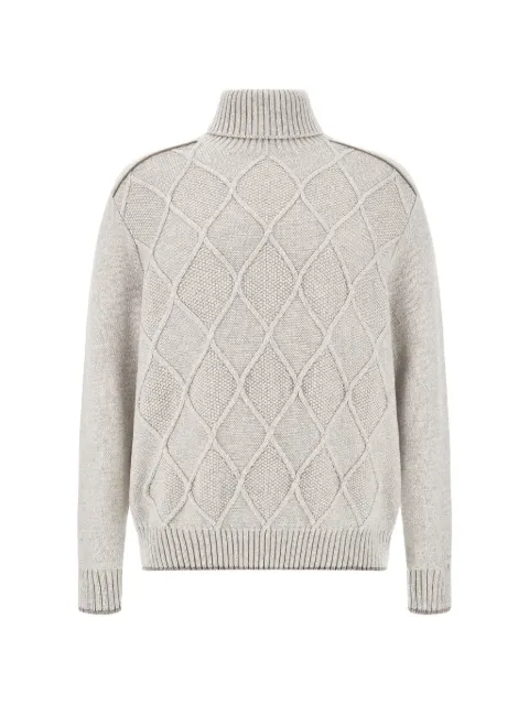 Paul & Shark cable-knit turtleneck sweater