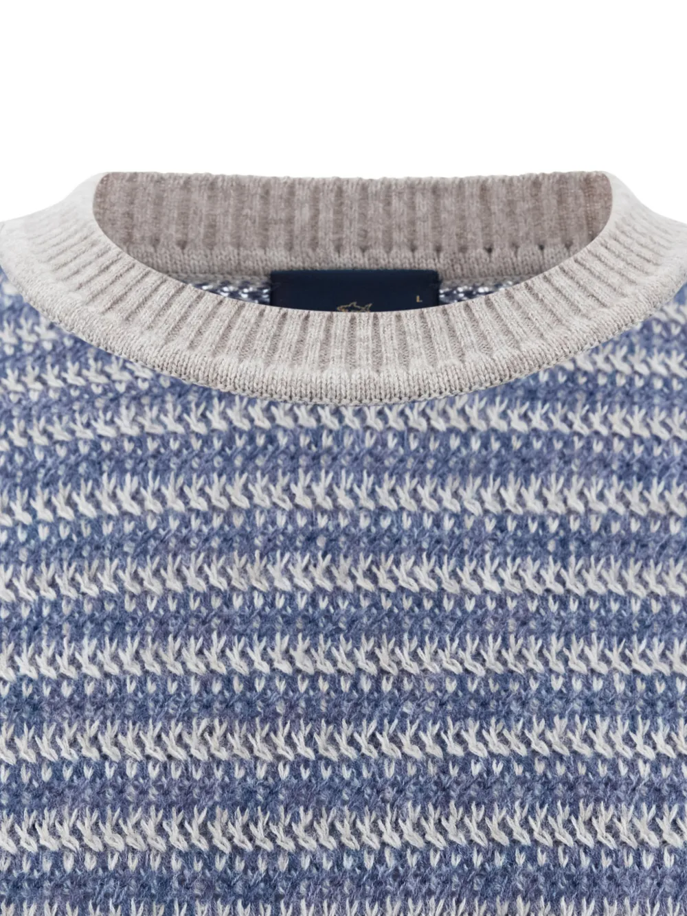 Paul & Shark Piuma gestreepte wollen trui Blauw