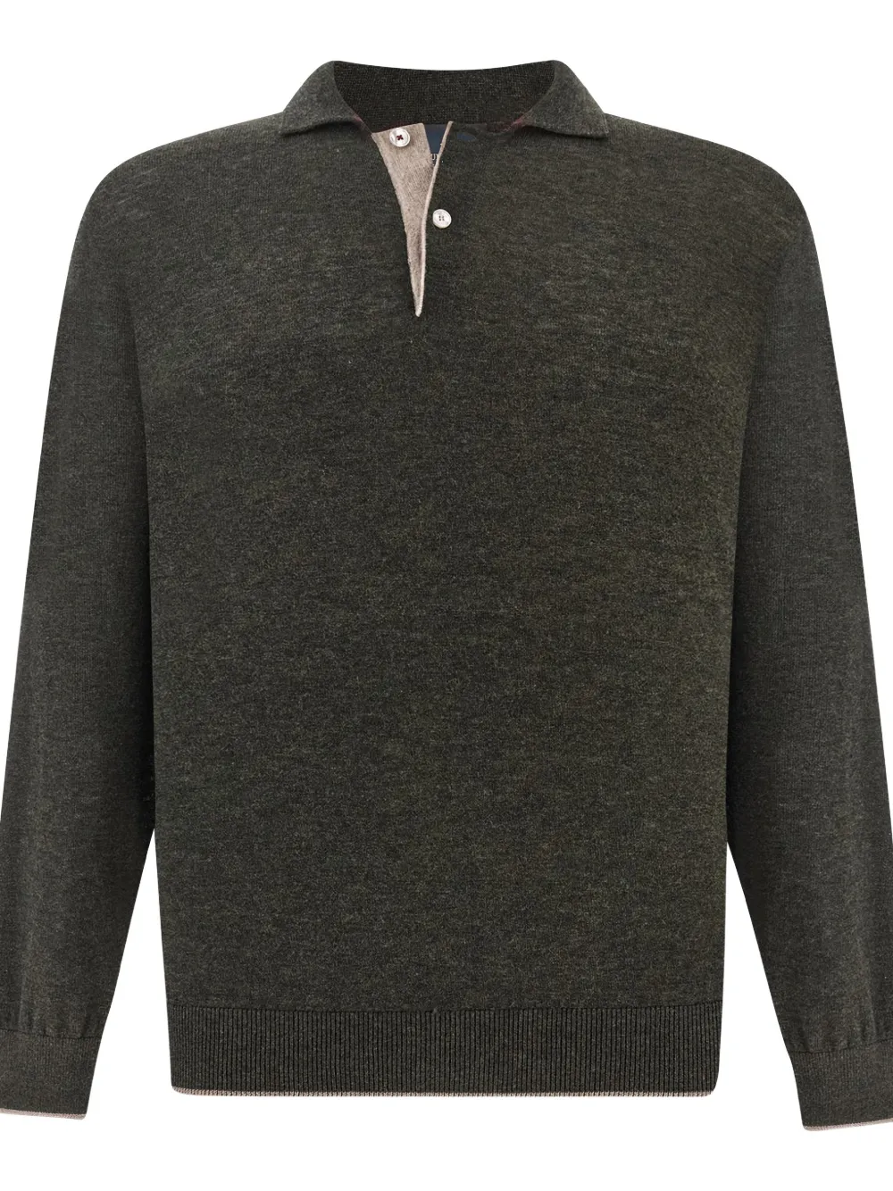 Paul & Shark Piuma poloshirt met lange mouwen Groen