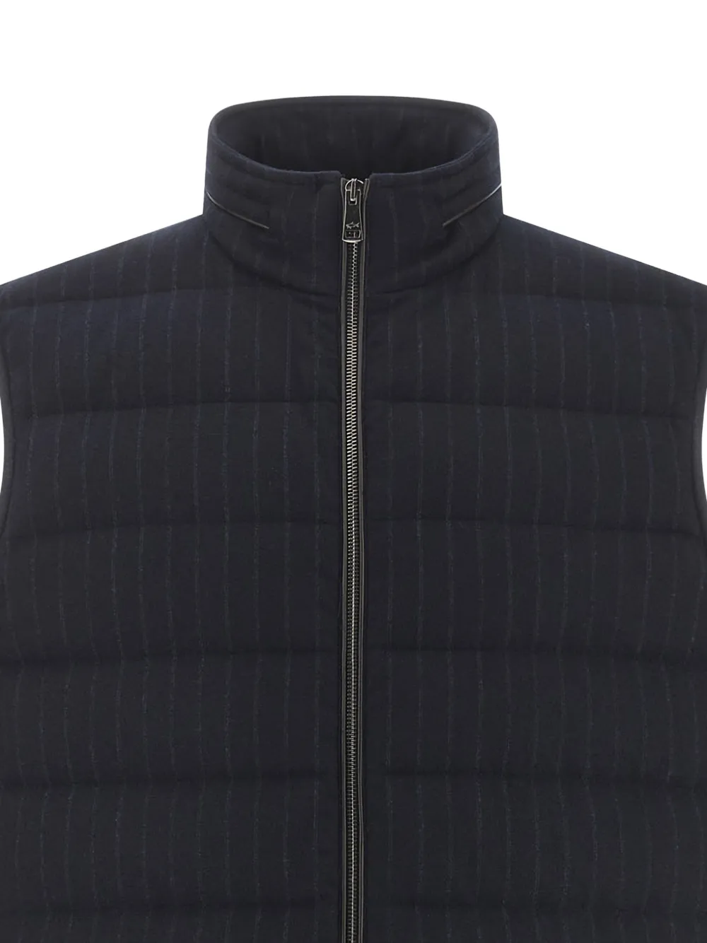 Paul & Shark Gewatteerde bodywarmer met krijtstreep Blauw