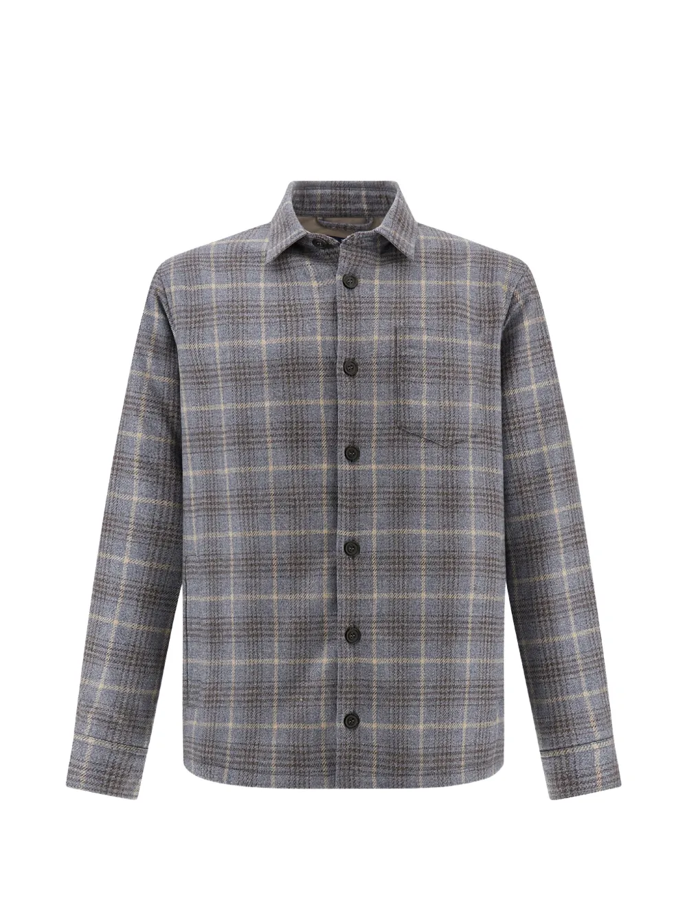 Paul & Shark checked wool overshirt