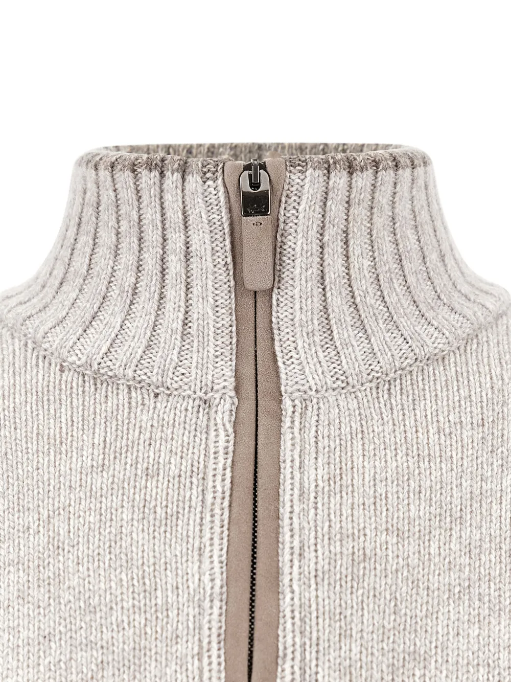 Paul & Shark Trui met halve rits Beige