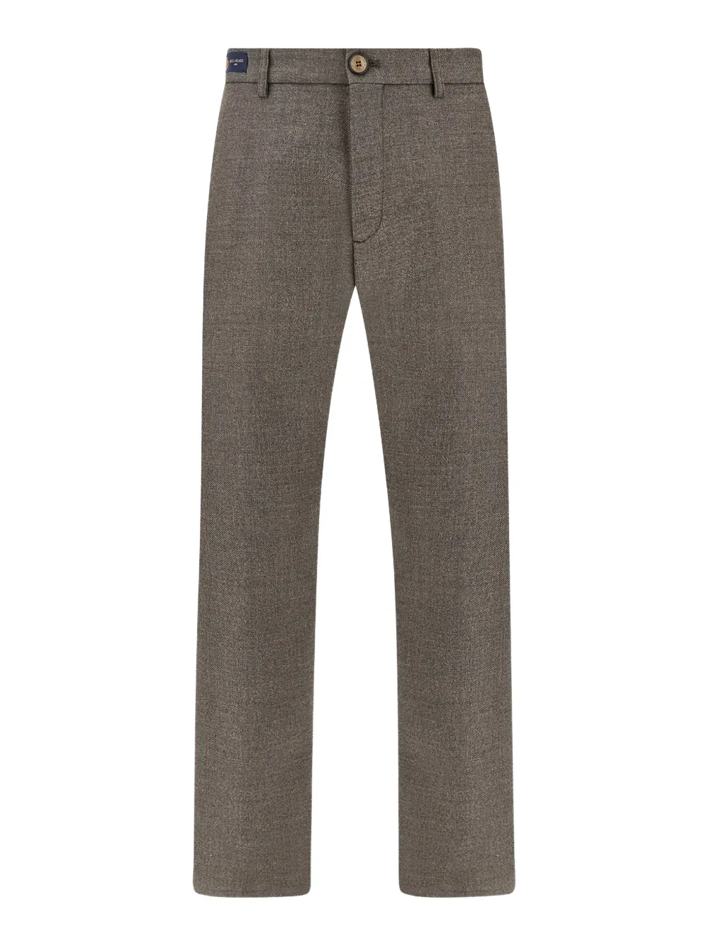 Paul & Shark Bellagio wollen twill broek Bruin