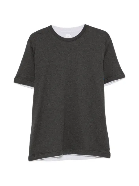 Eleventy layered-effect short-sleeve T-shirt