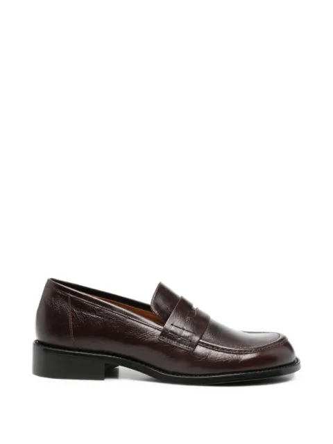 ANGEL ALARCON leather loafers