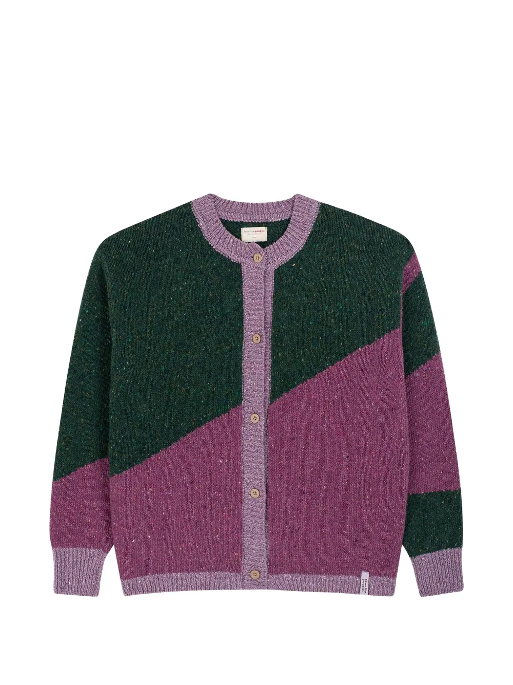 Favorite People color-block knitted cardigan