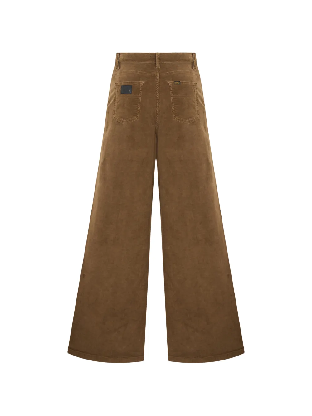 LOIS JEANS Ribfluwelen broek met wijde pijpen Bruin