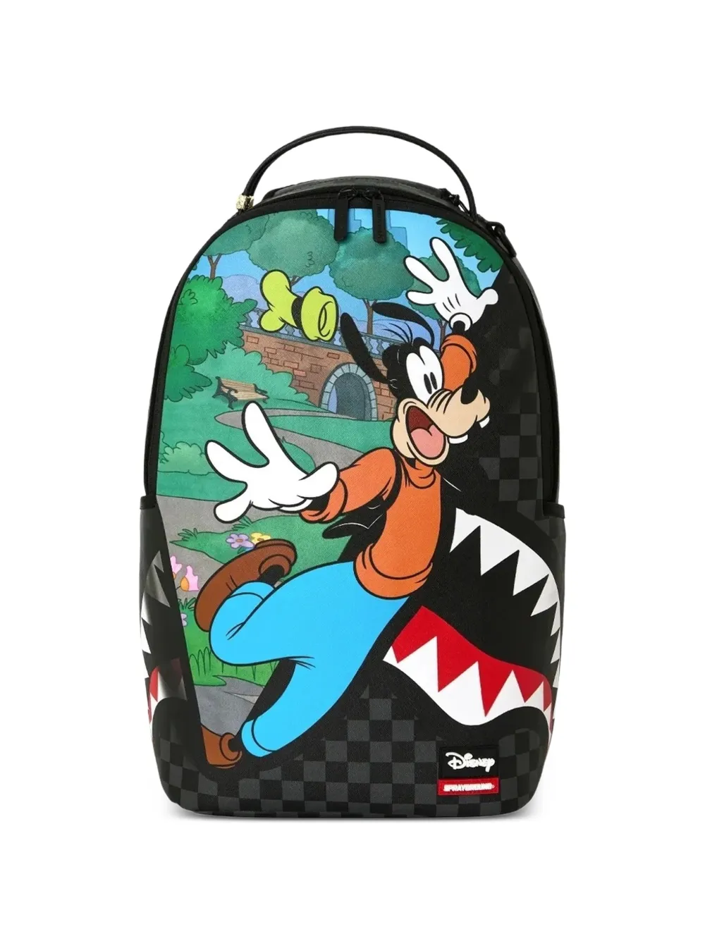 sprayground kid Disney Goofy curtain reveal backpack - Nero