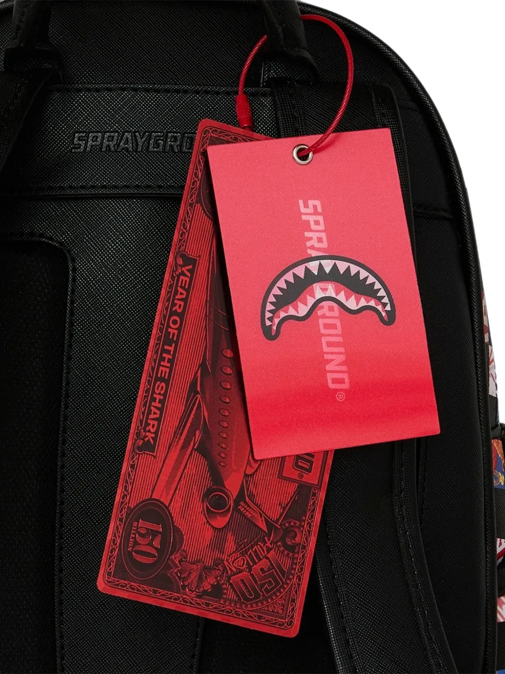 sprayground kid Sharkverse Universe Savage rugzak Zwart