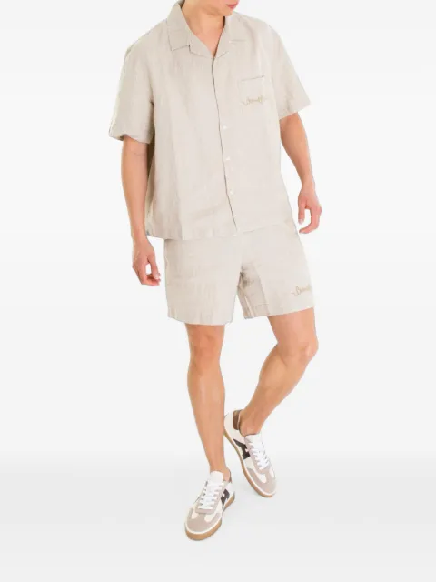 Bram’s Fruit Garden Hose linen shorts