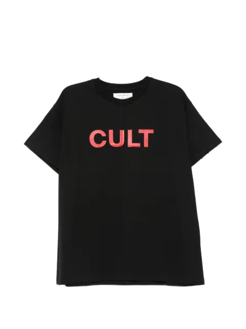 matieres fecales slogan-print T-shirt