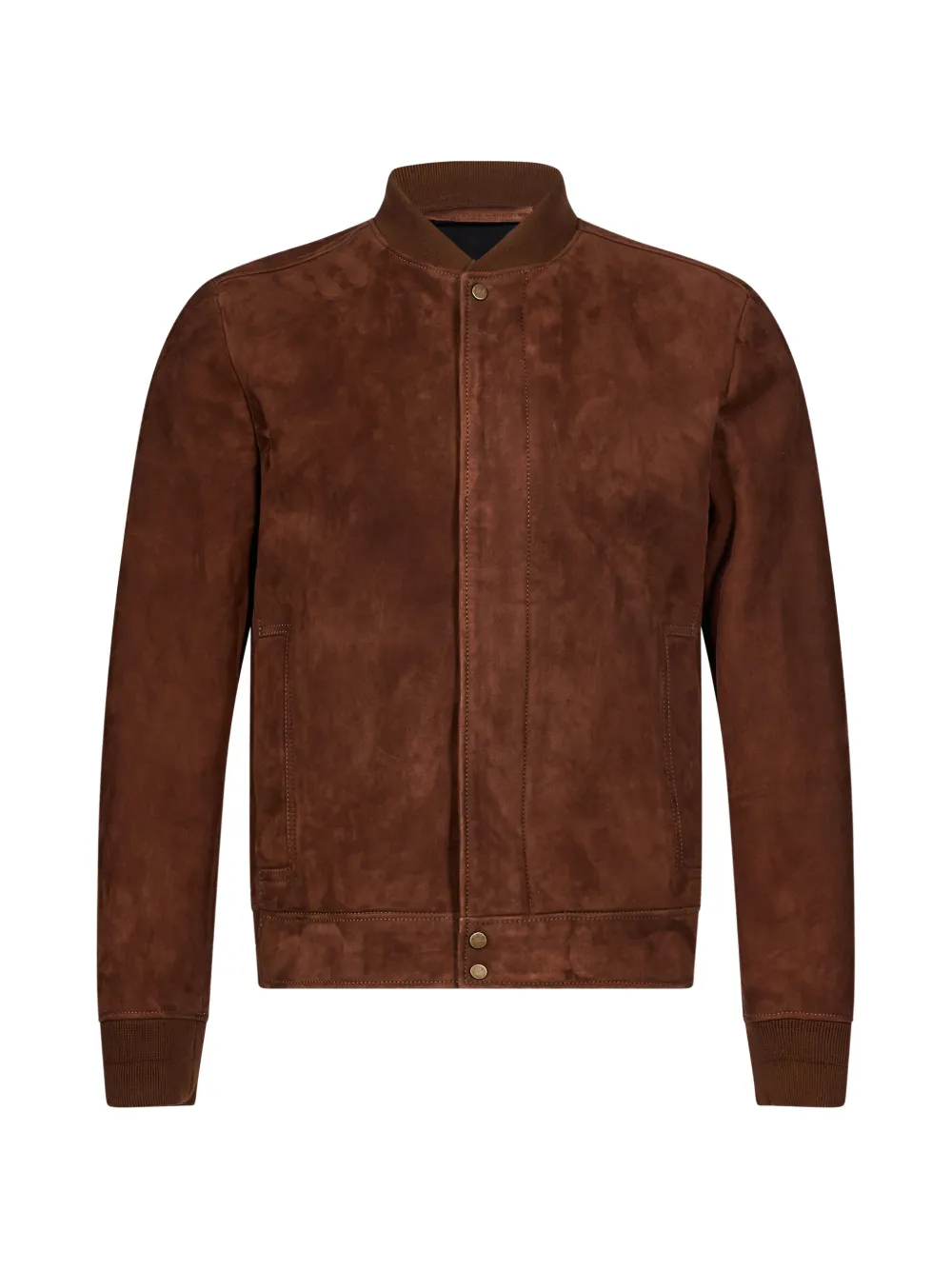 Salvatore Santoro suede bomber jacket - Marrone
