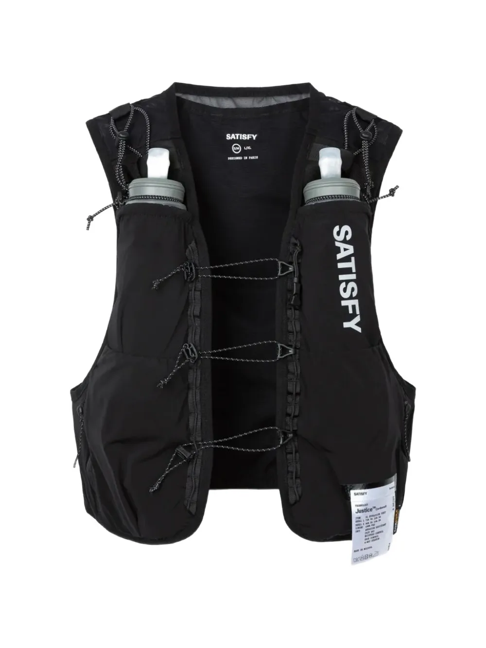 Satisfy Justice Cordura Hydration Gilet In Black