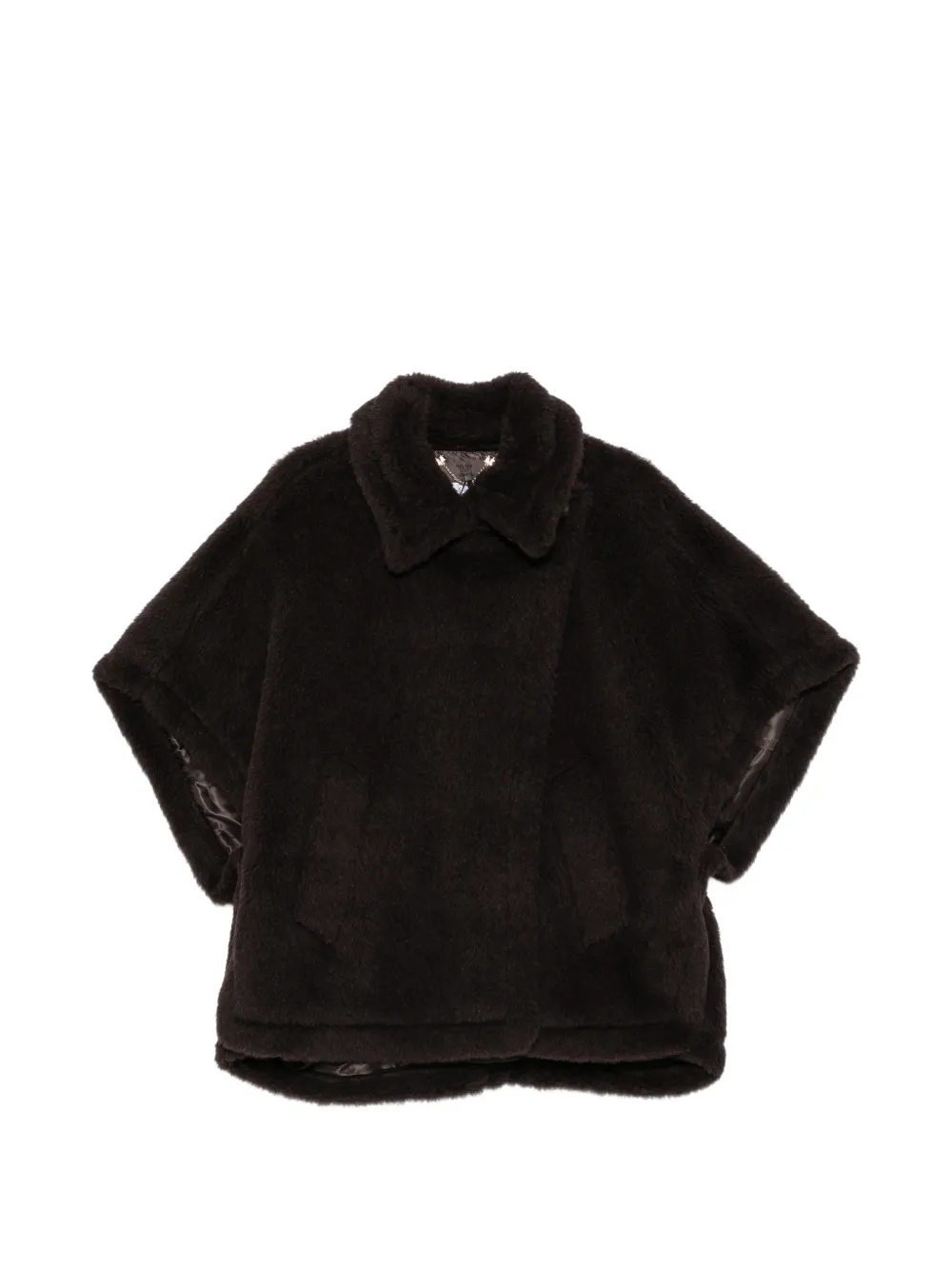 Max Mara side-pocket cape - Marron Max Mara side-pocket cape - Marron