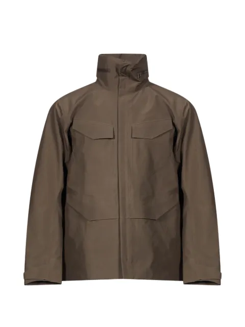 Veilance four-pocket high-neck coat